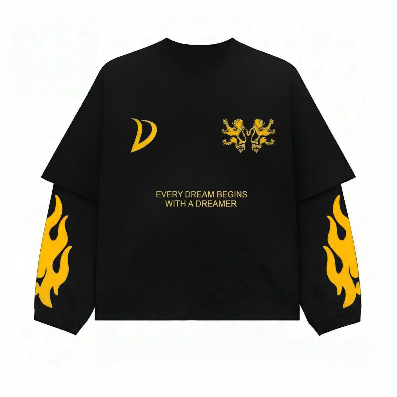 LONGSLEEVE BLACK/YELLOW