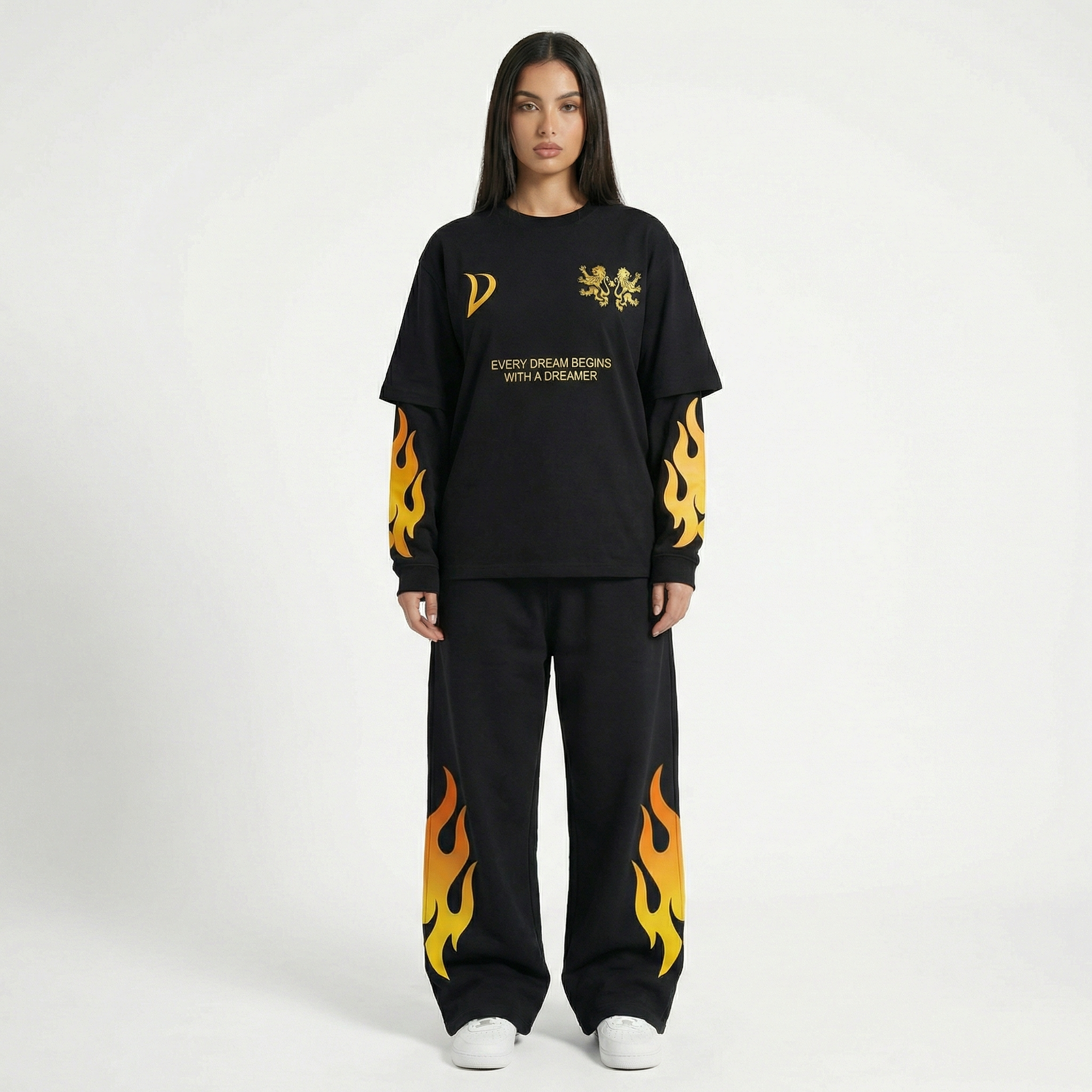 LONGSLEEVE BLACK/YELLOW