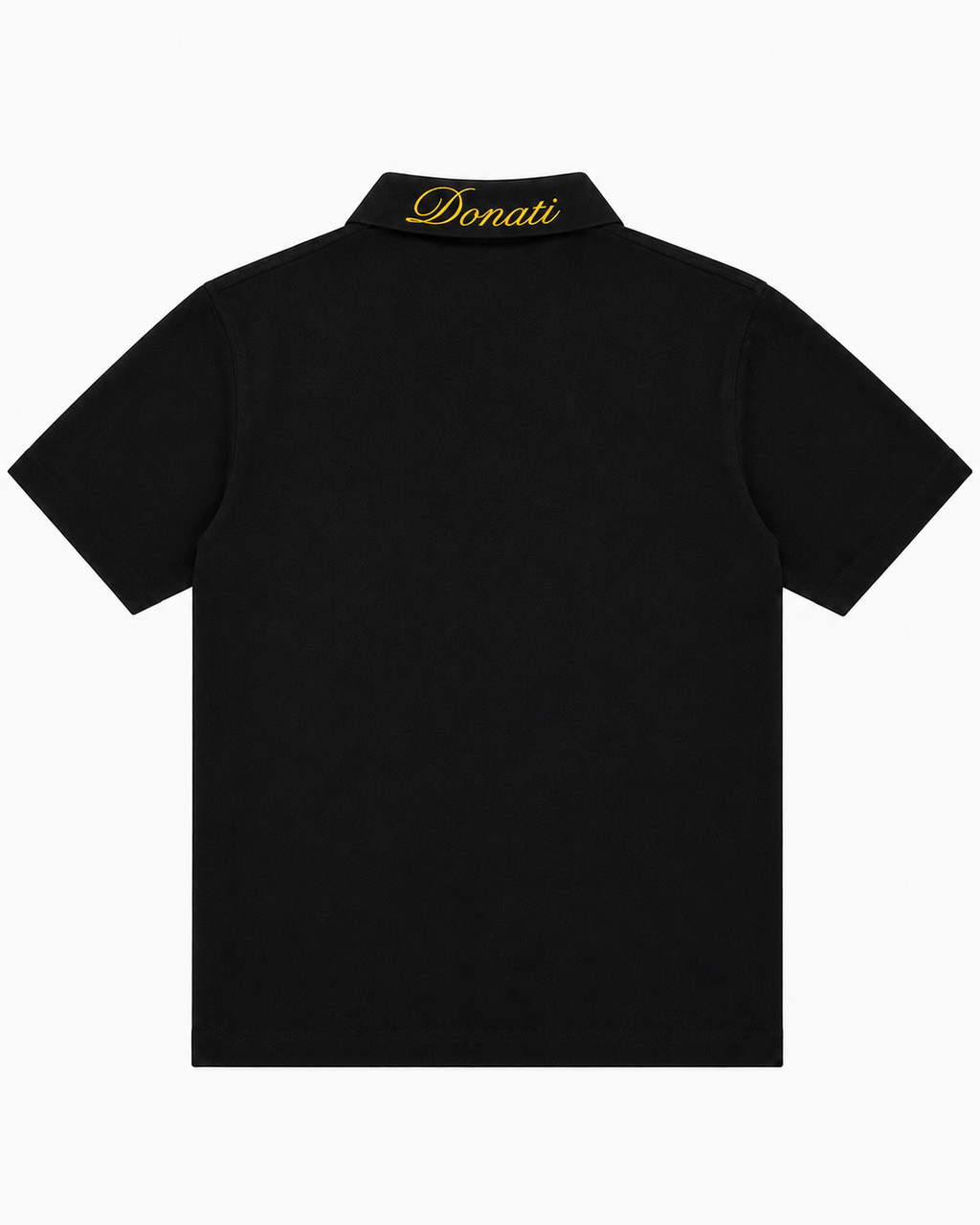 Polo black/yellow