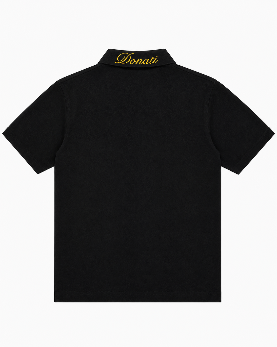 Polo black/yellow