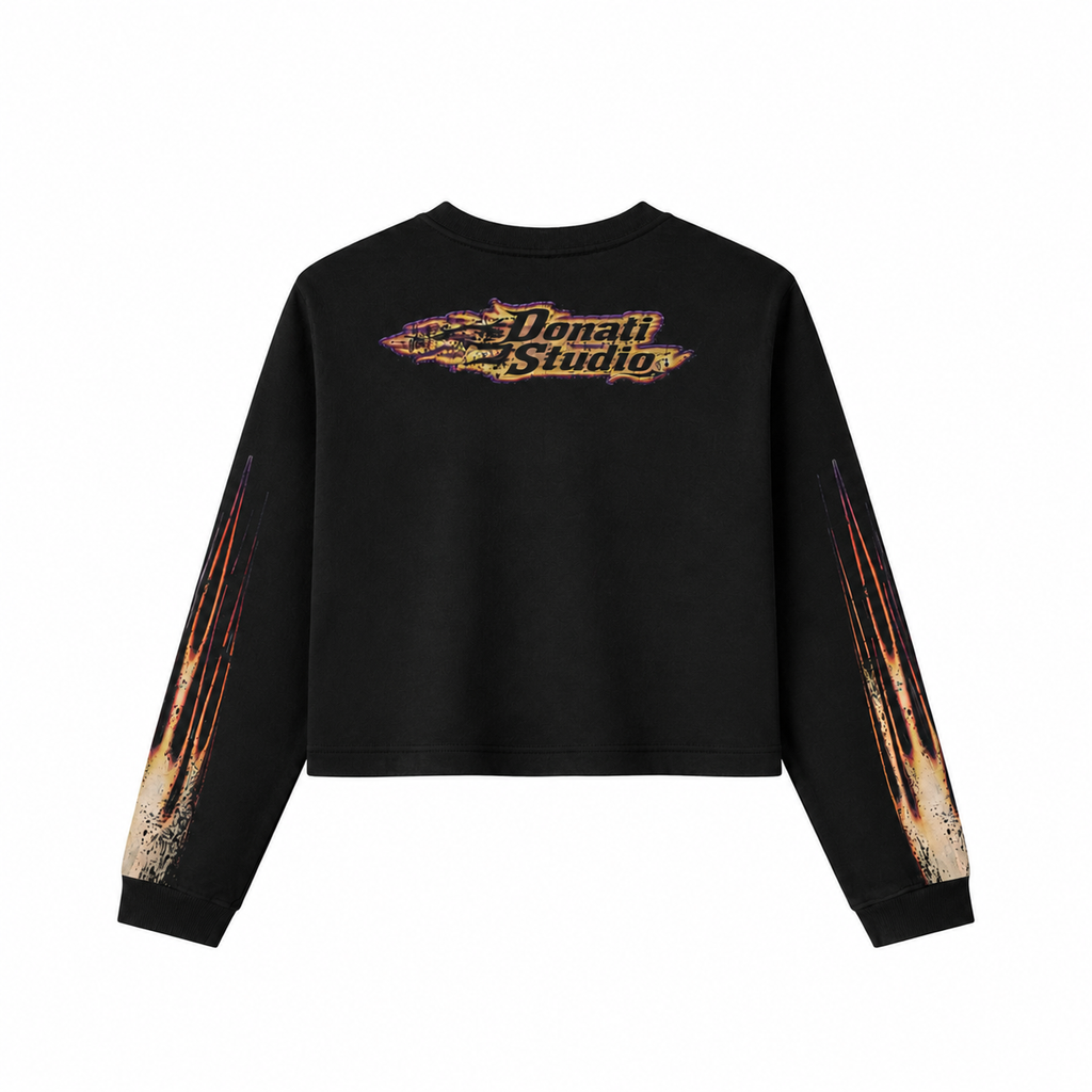 LONGSLEEVE FLAME BLACK