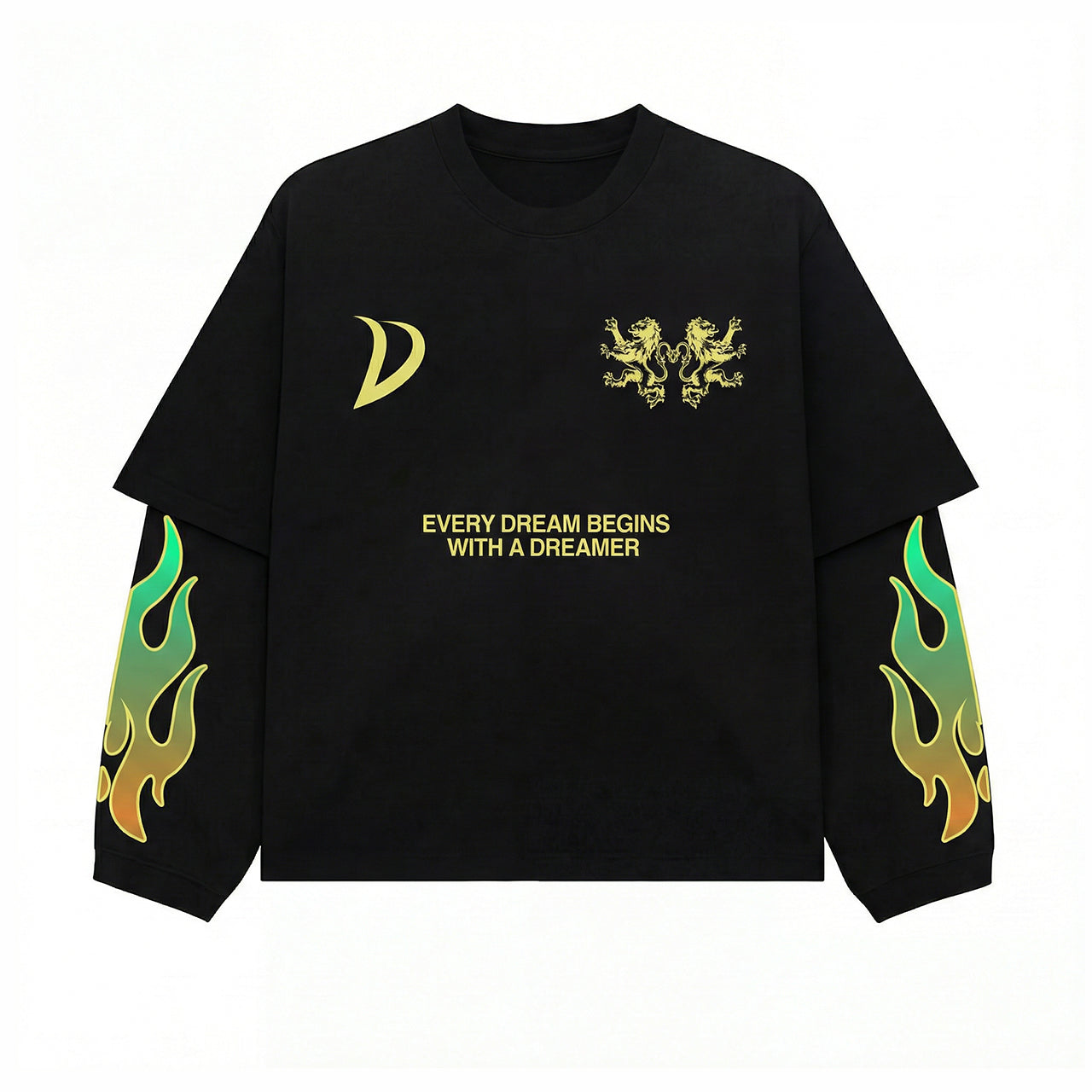 LONGSLEEVE BLACK/GREEN