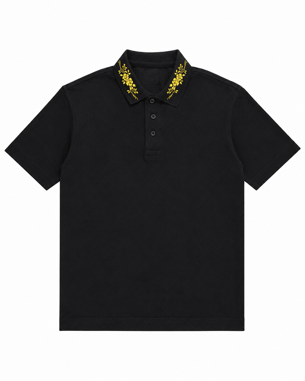 Polo black/yellow