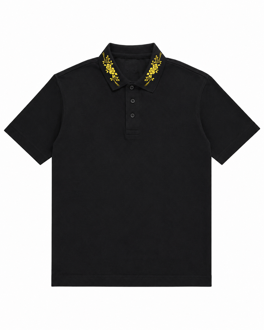 Polo black/yellow