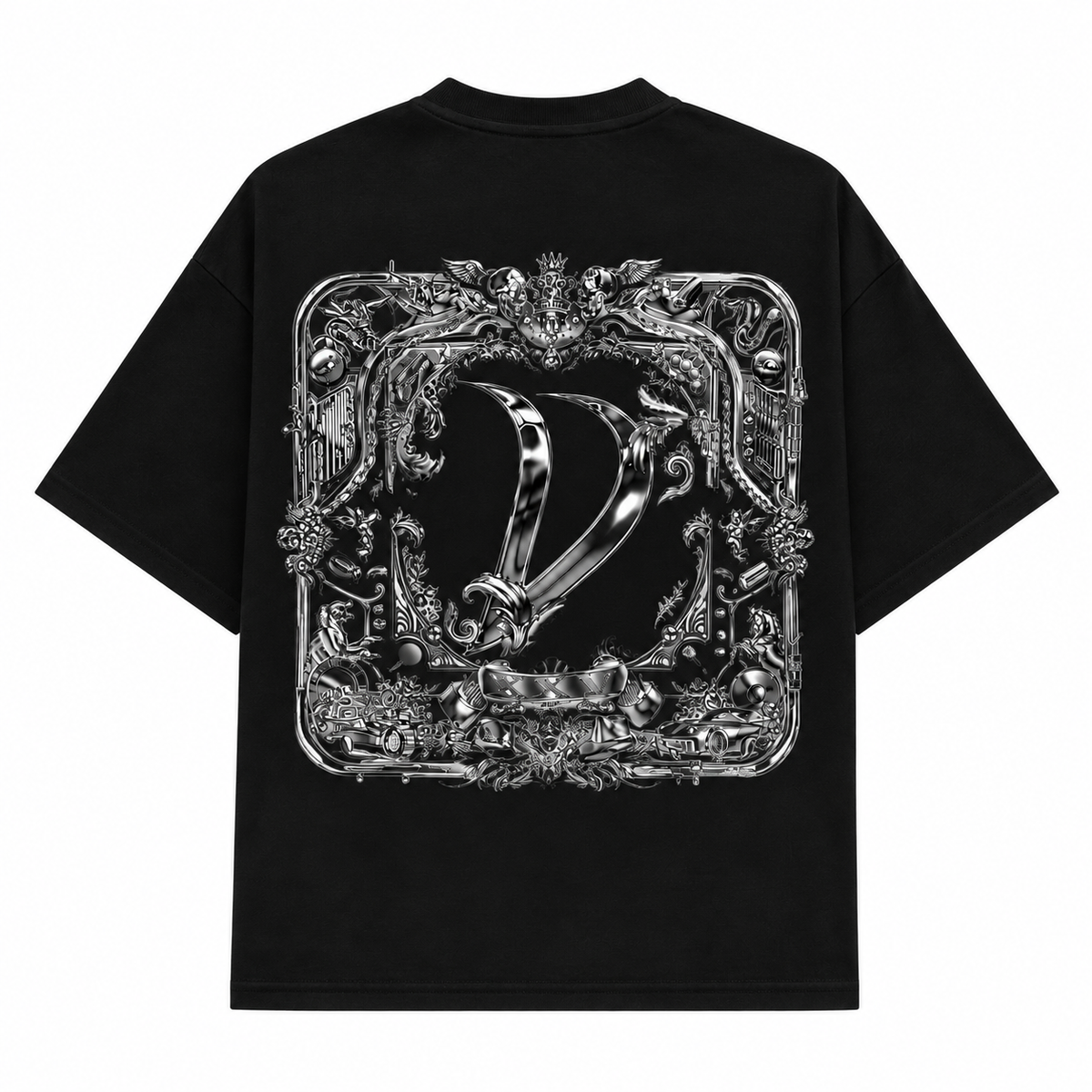T-SHIRT DONATI BLACK