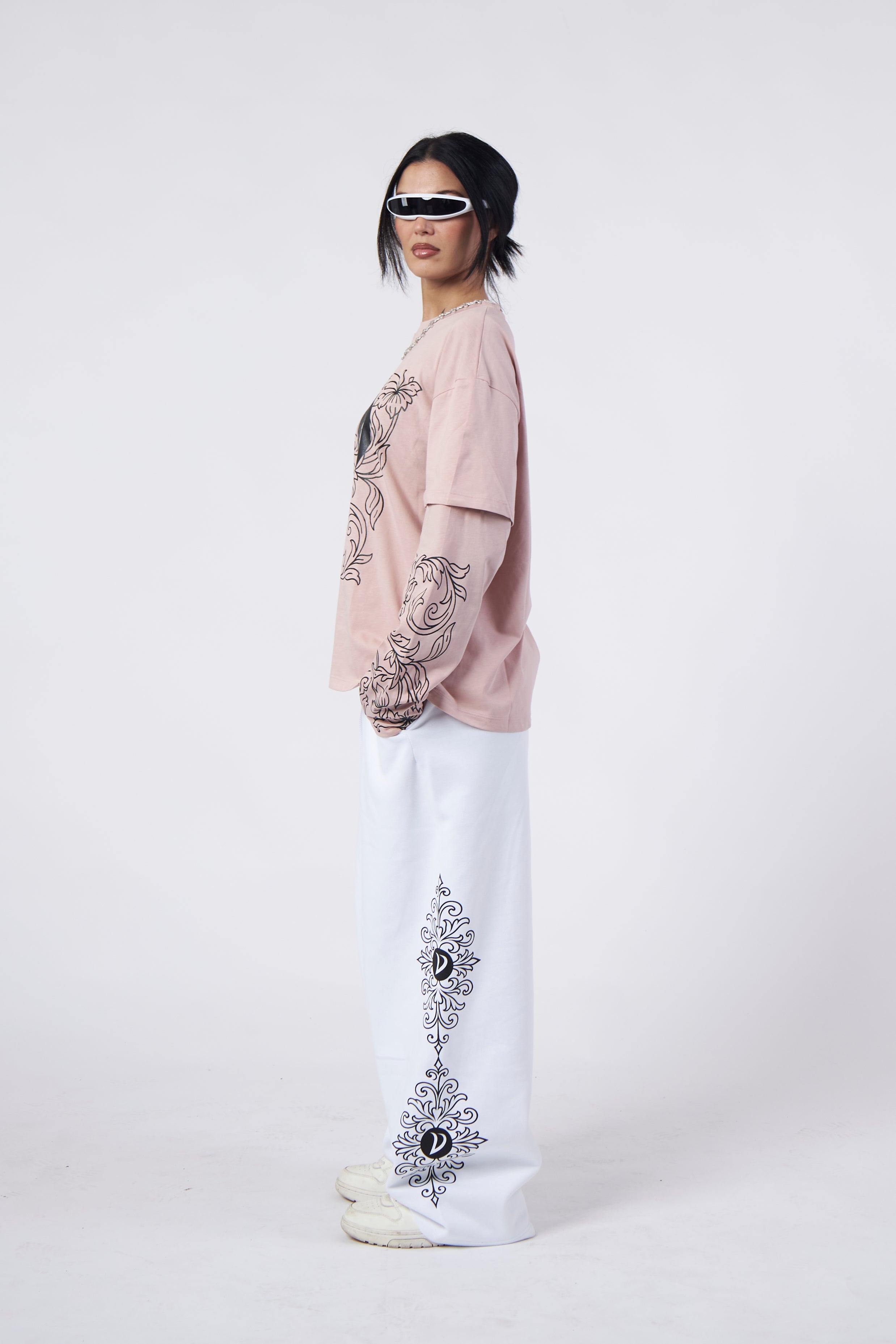 TRACKSUITE TROUSERS WHITE