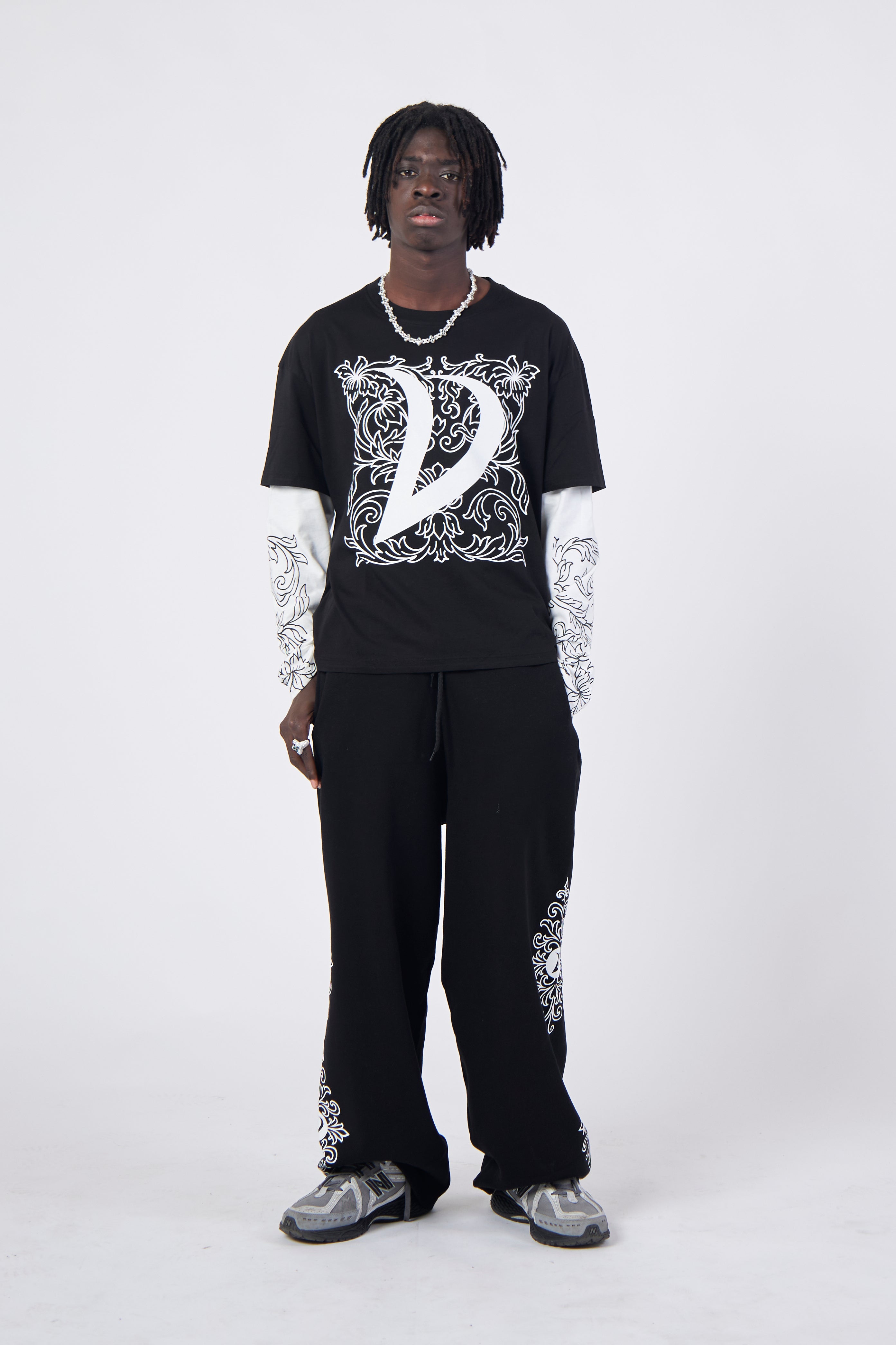 TRACKSUITE TROUSERS BLACK