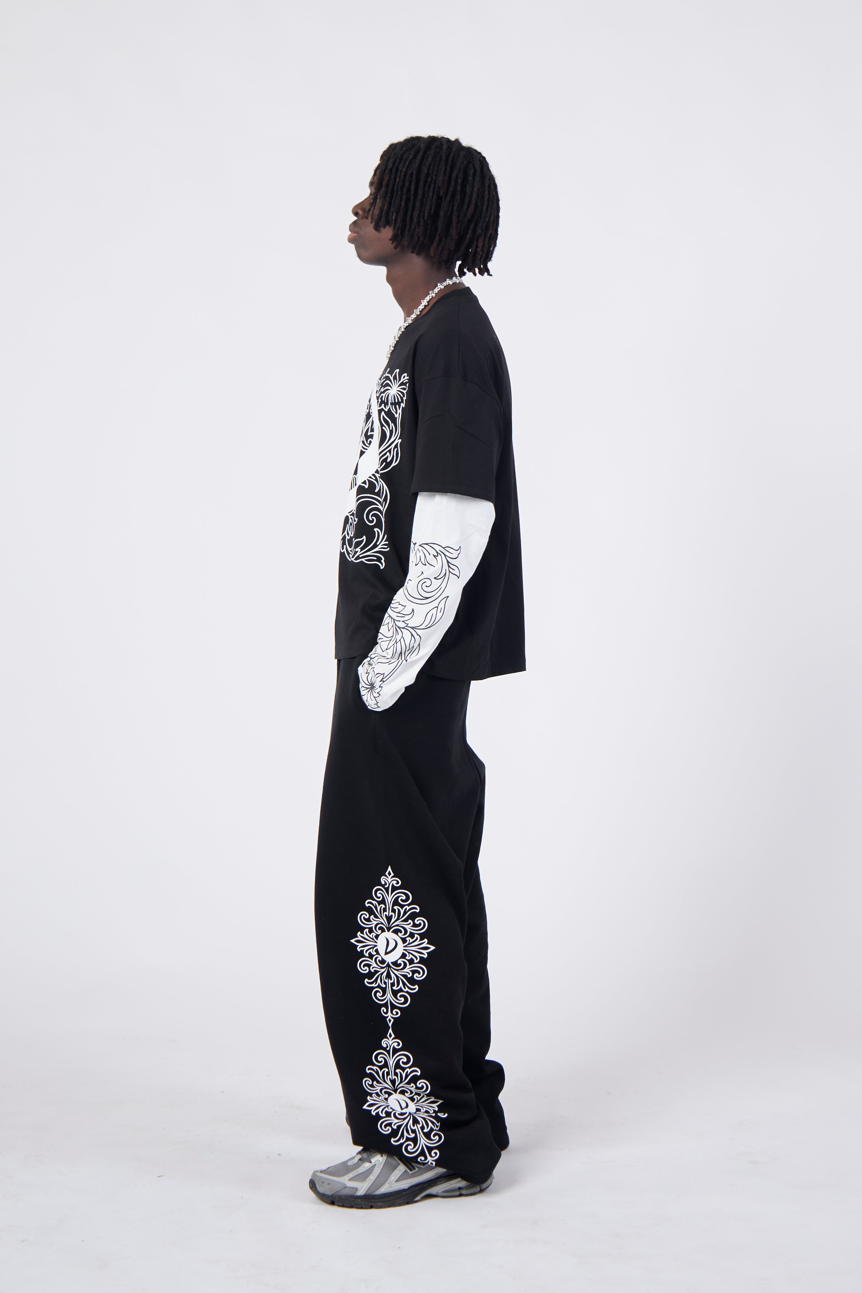 TRACKSUITE TROUSERS BLACK