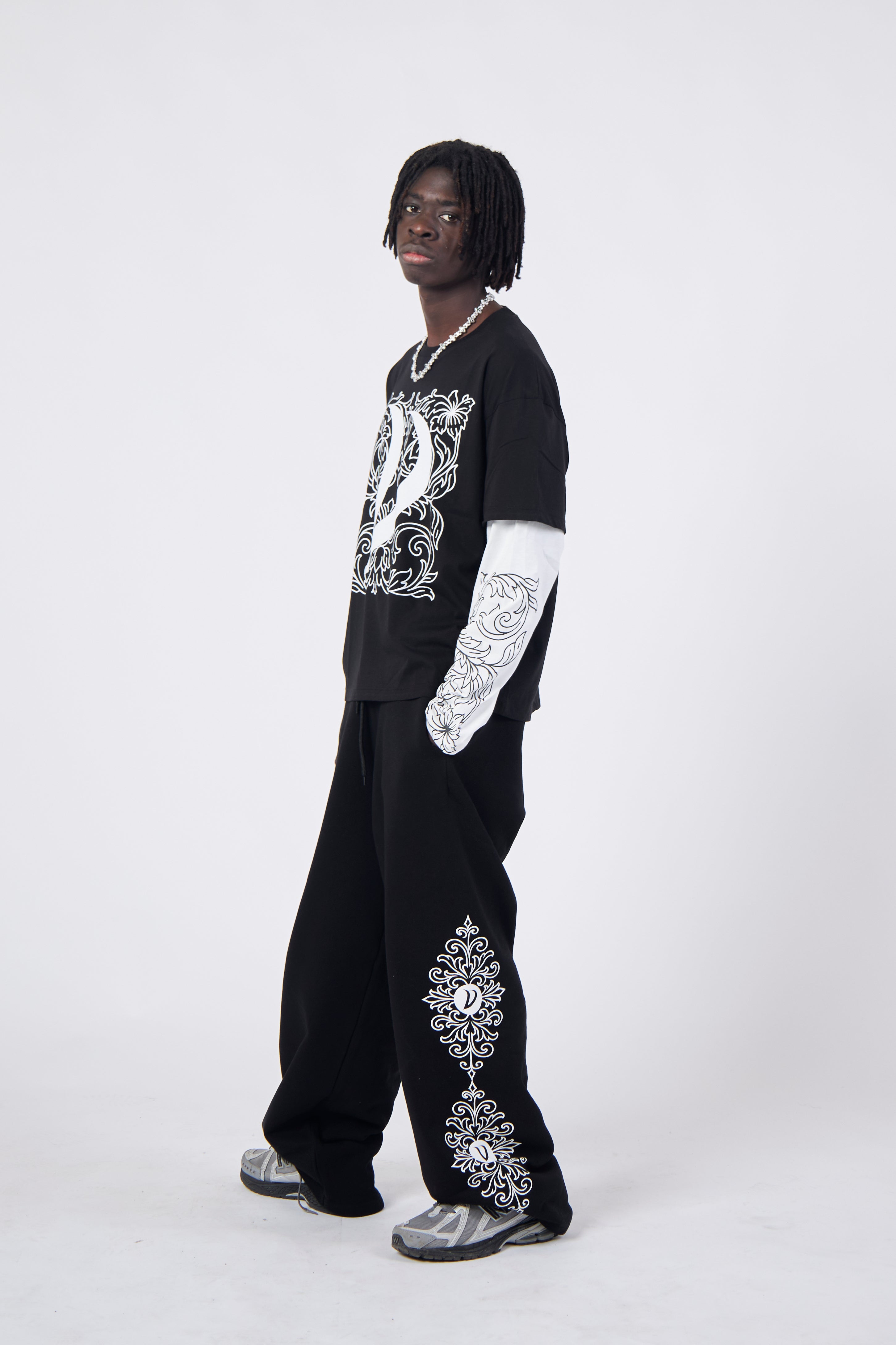 TRACKSUITE TROUSERS BLACK