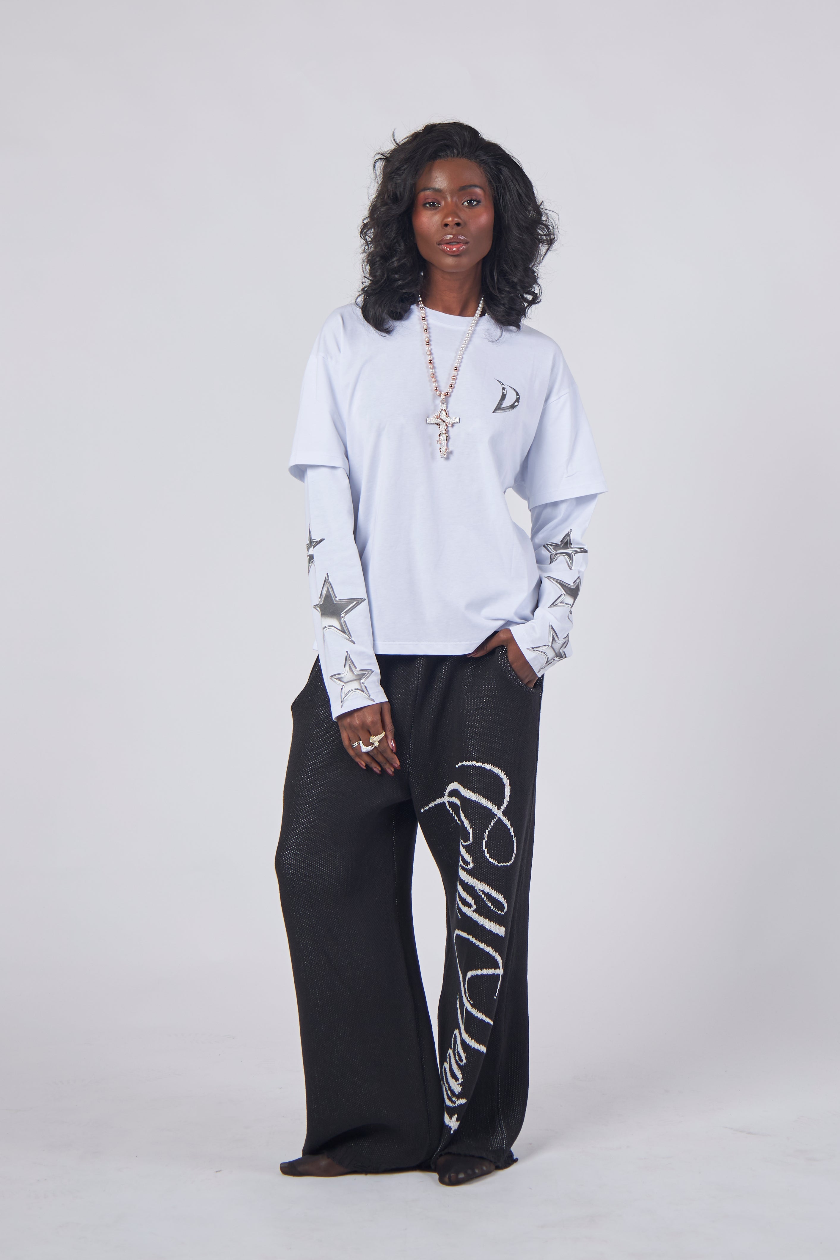 LONGSLEEVE STELLE BIANCA