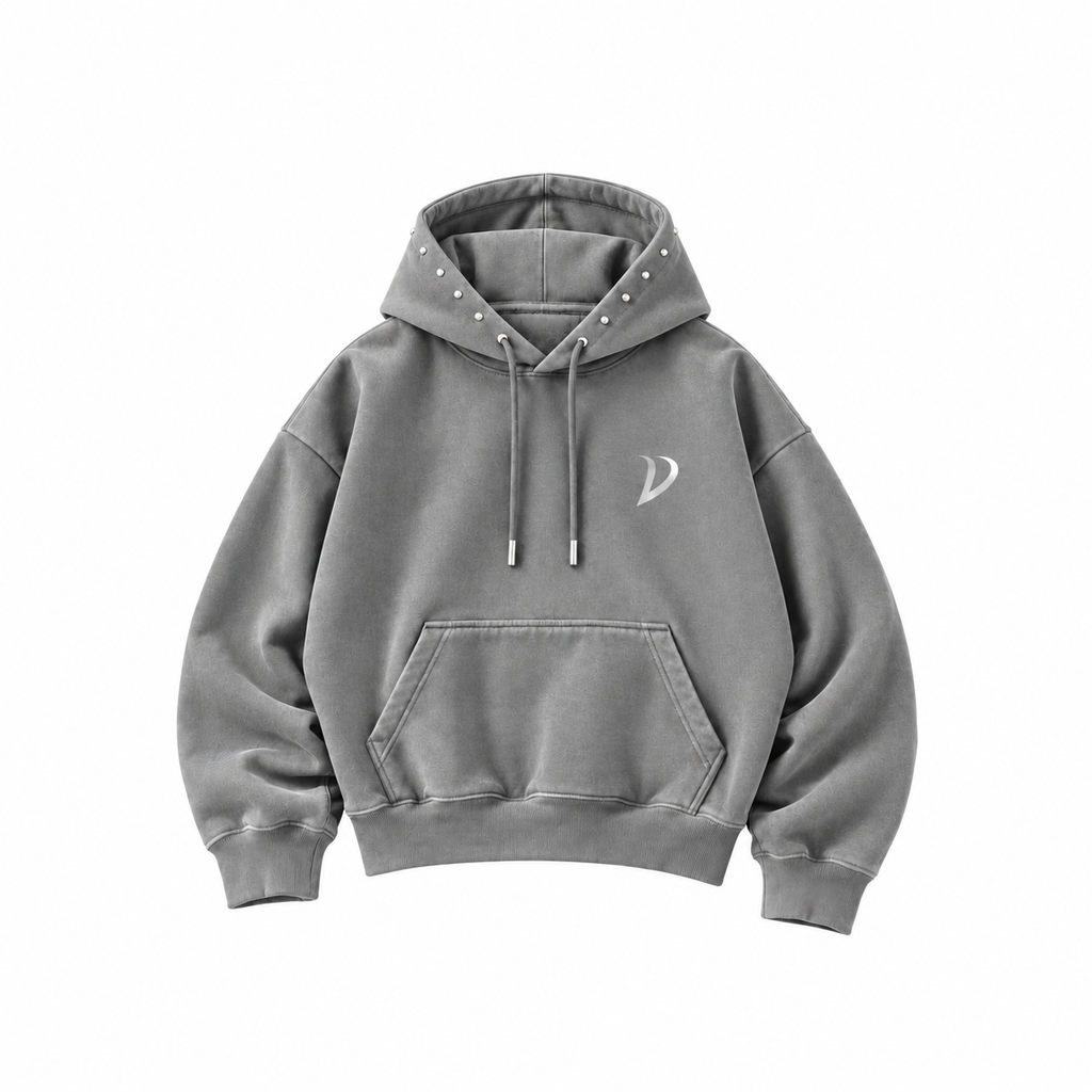 Grey studded sweatshirt