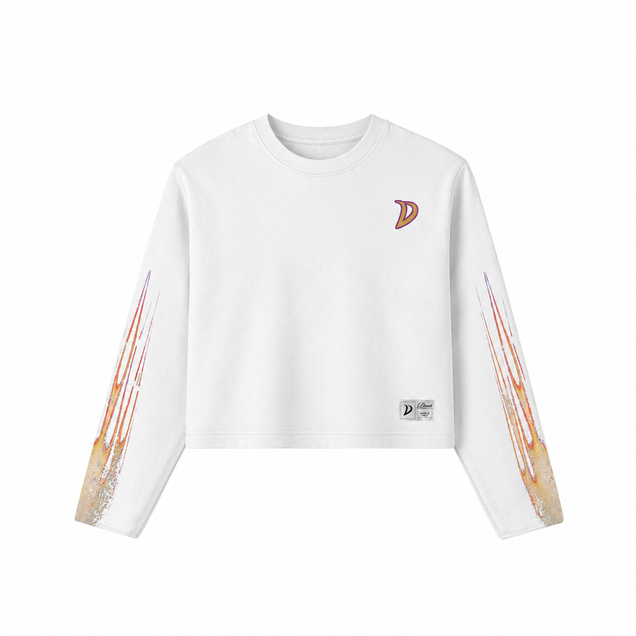 LONGSLEEVE FLAME WHITE