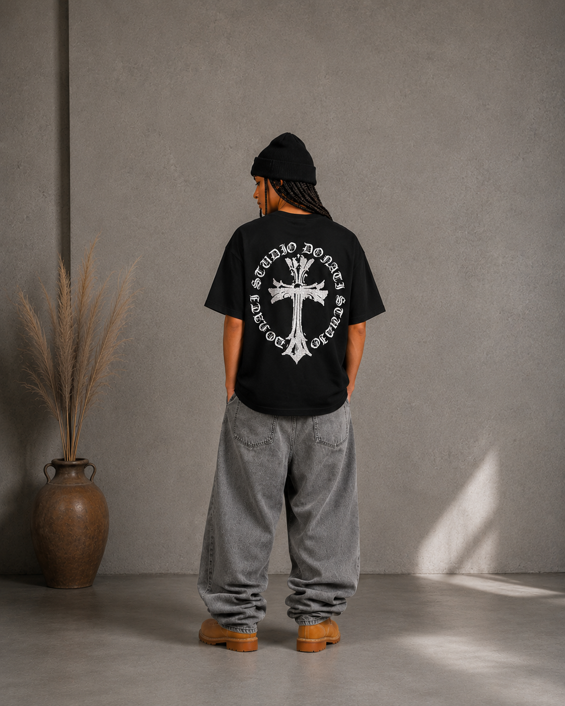 TSHIRT CROCI BLACK