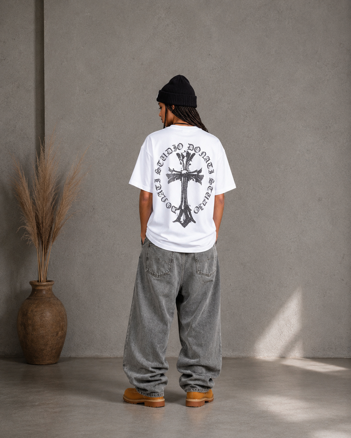 T-SHIRT CROCI WHITE