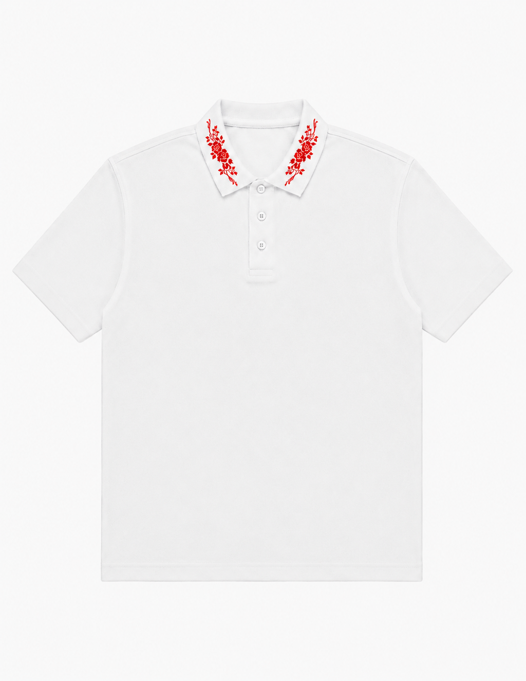 Polo white/red