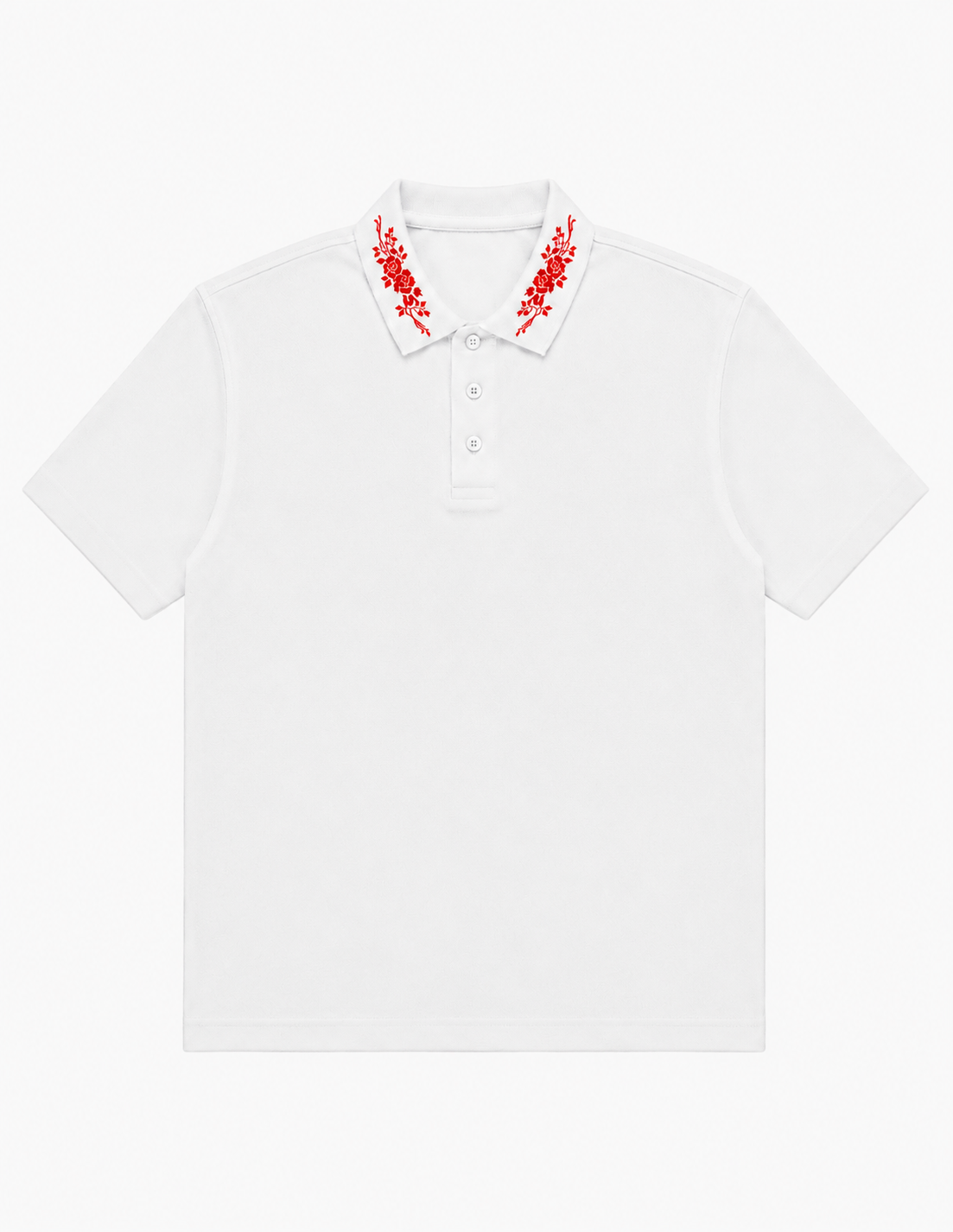 Polo white/red