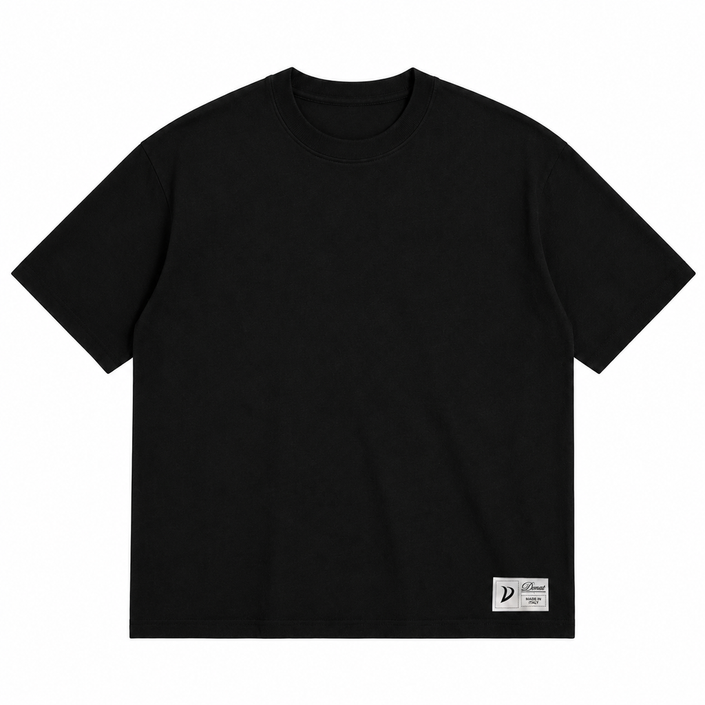 T-SHIRT DONATI STUDIO  BLACK