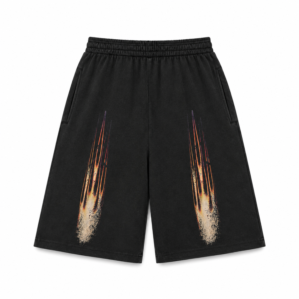 PANTALONCINI FLAME BLACK