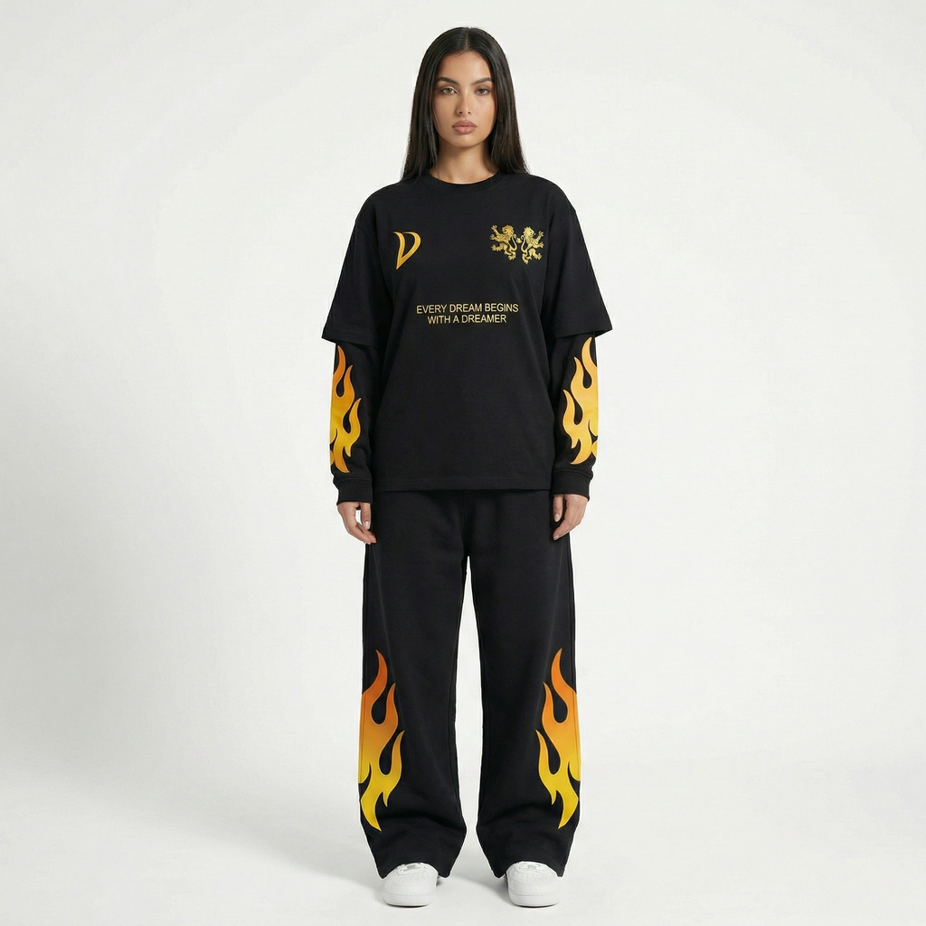 YELLOW FLAME TROUSERS