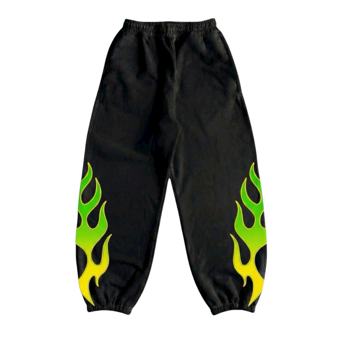 GREEN FLAME TROUSERS