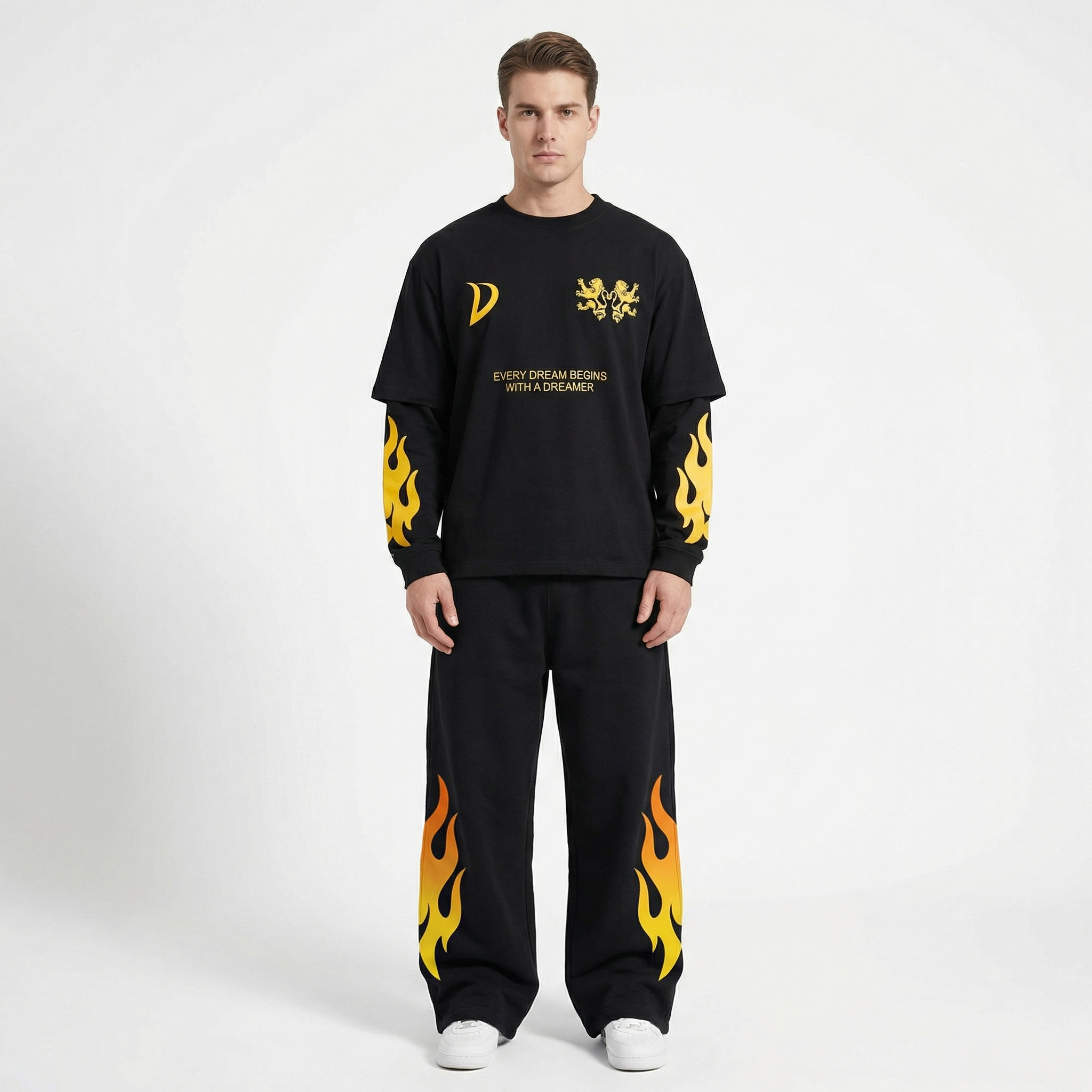 LONGSLEEVE BLACK/YELLOW