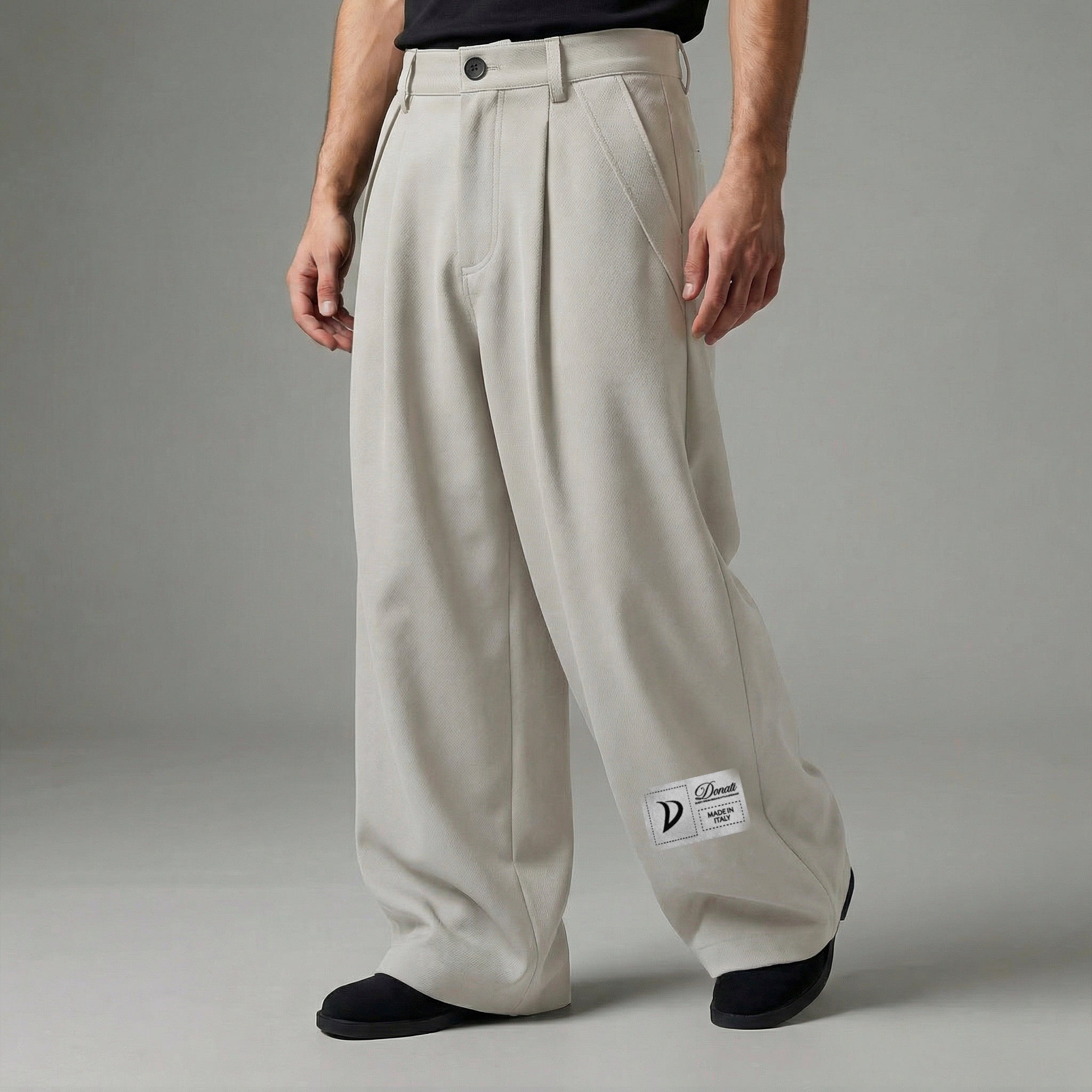 Baggy trousers gray