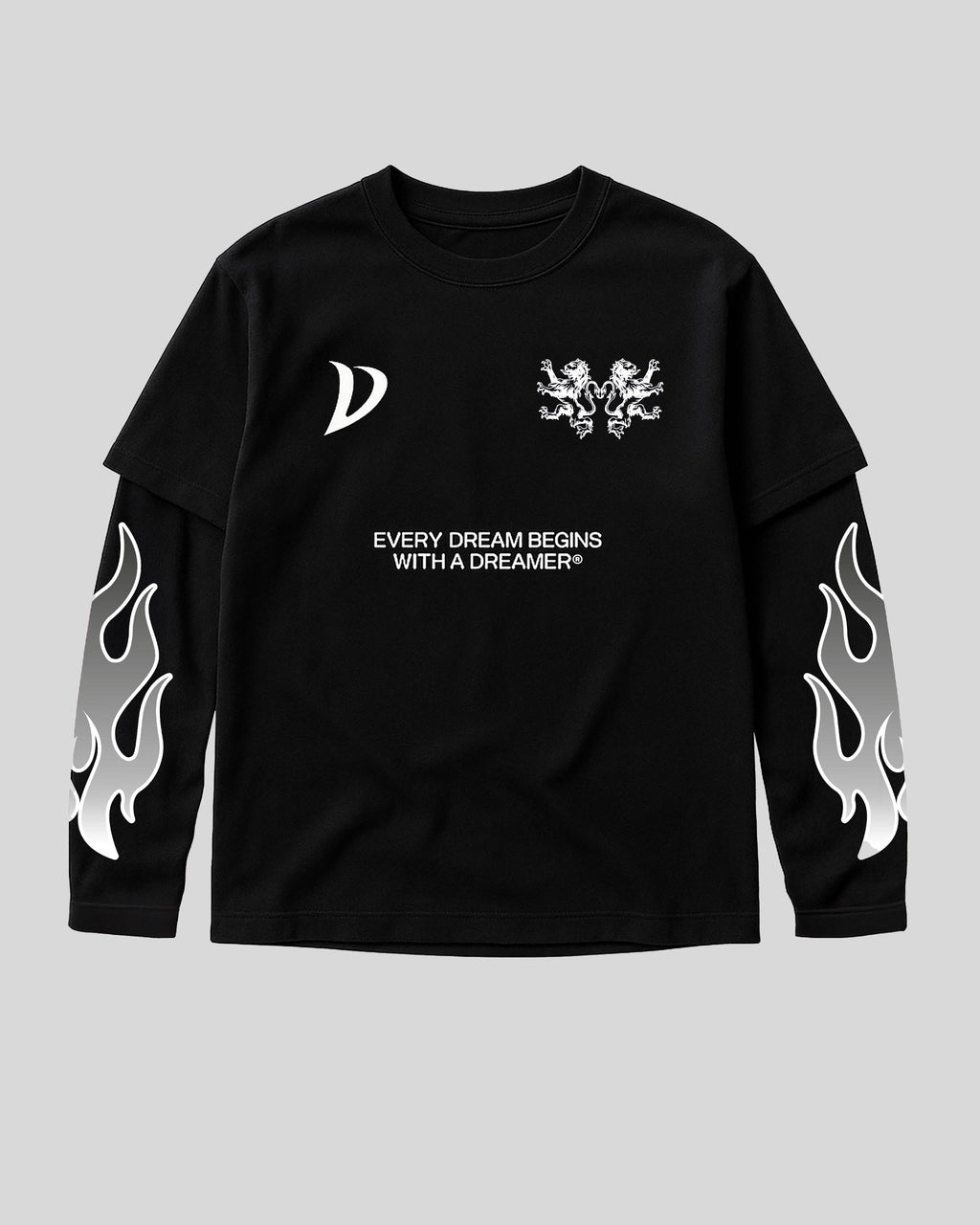 LONGSLEEVE BLACK/GREY