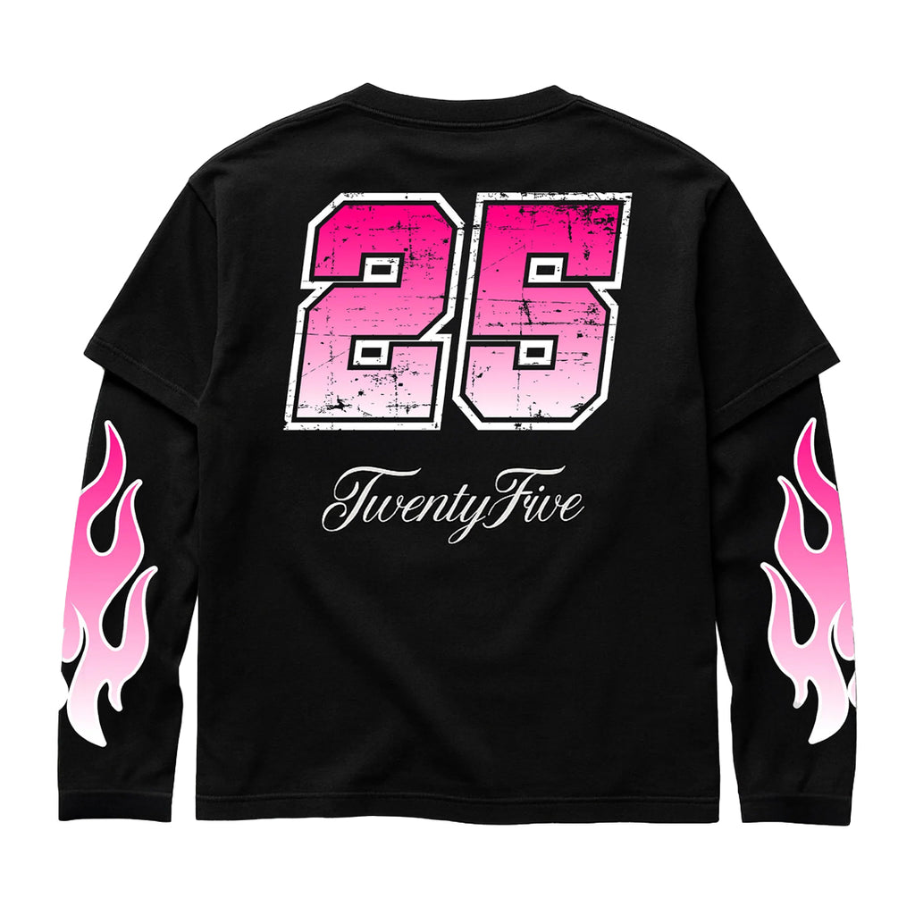 LONGSLEEVE BLACK/PINK