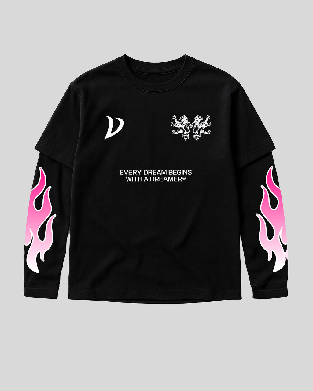 LONGSLEEVE BLACK/PINK