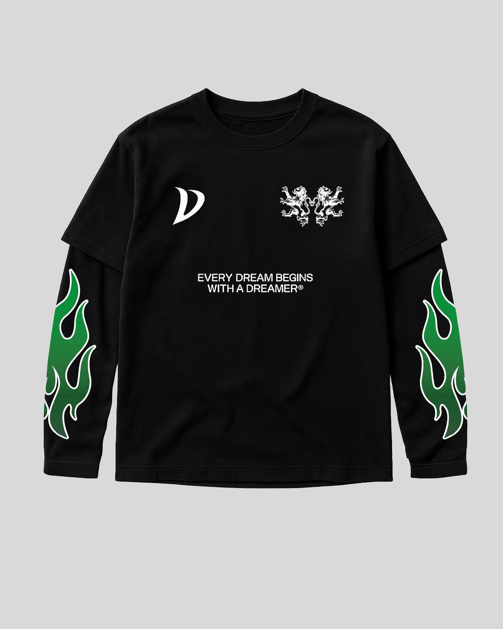 LONGSLEEVE BLACK/GREEN
