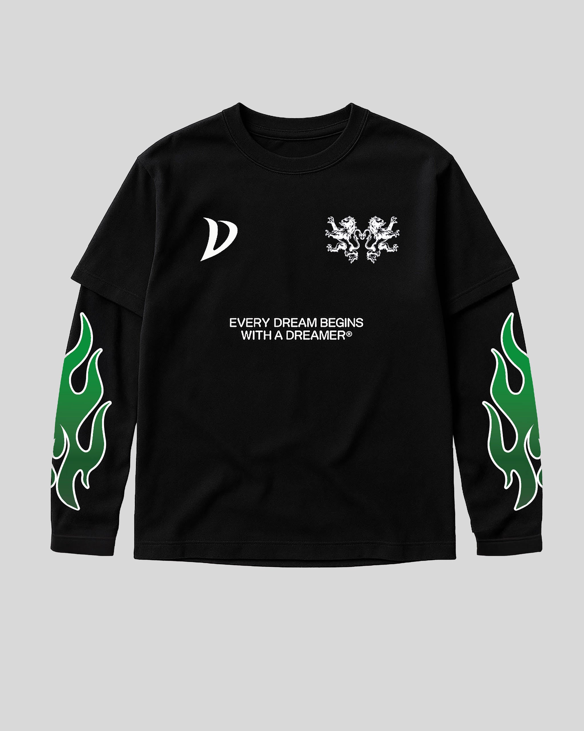 LONGSLEEVE BLACK/GREEN