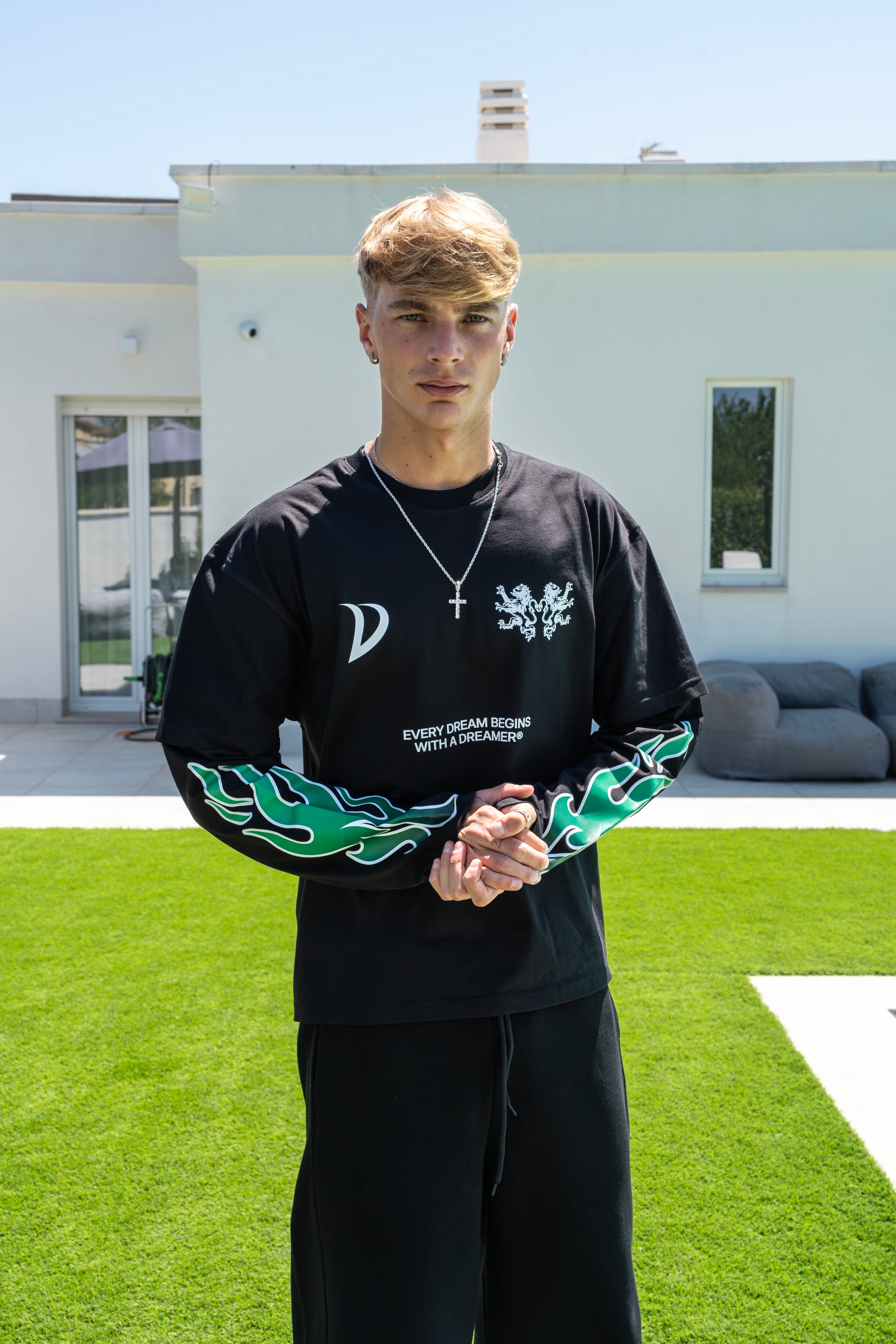 LONGSLEEVE BLACK/GREEN