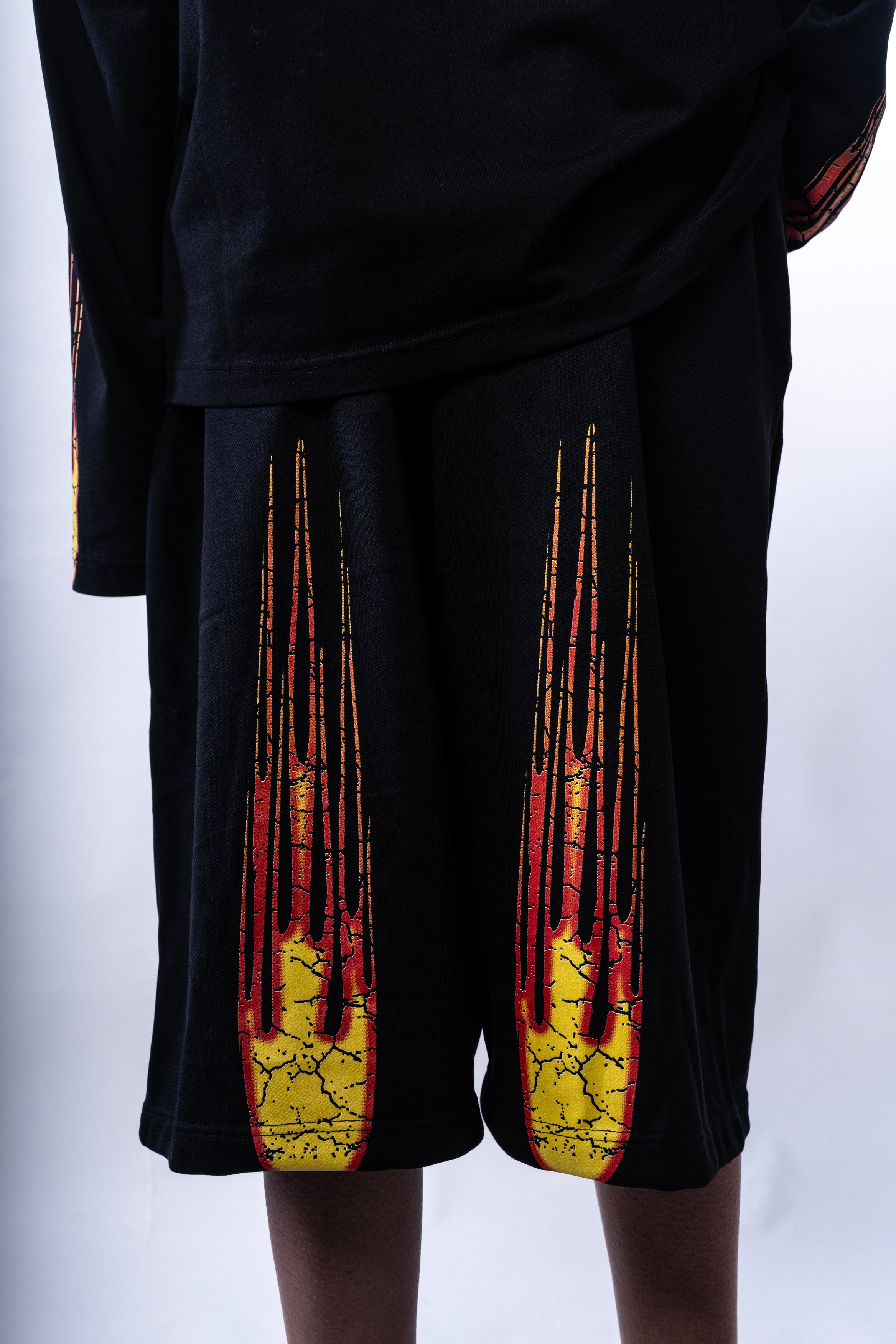 PANTALONCINI FLAME BLACK