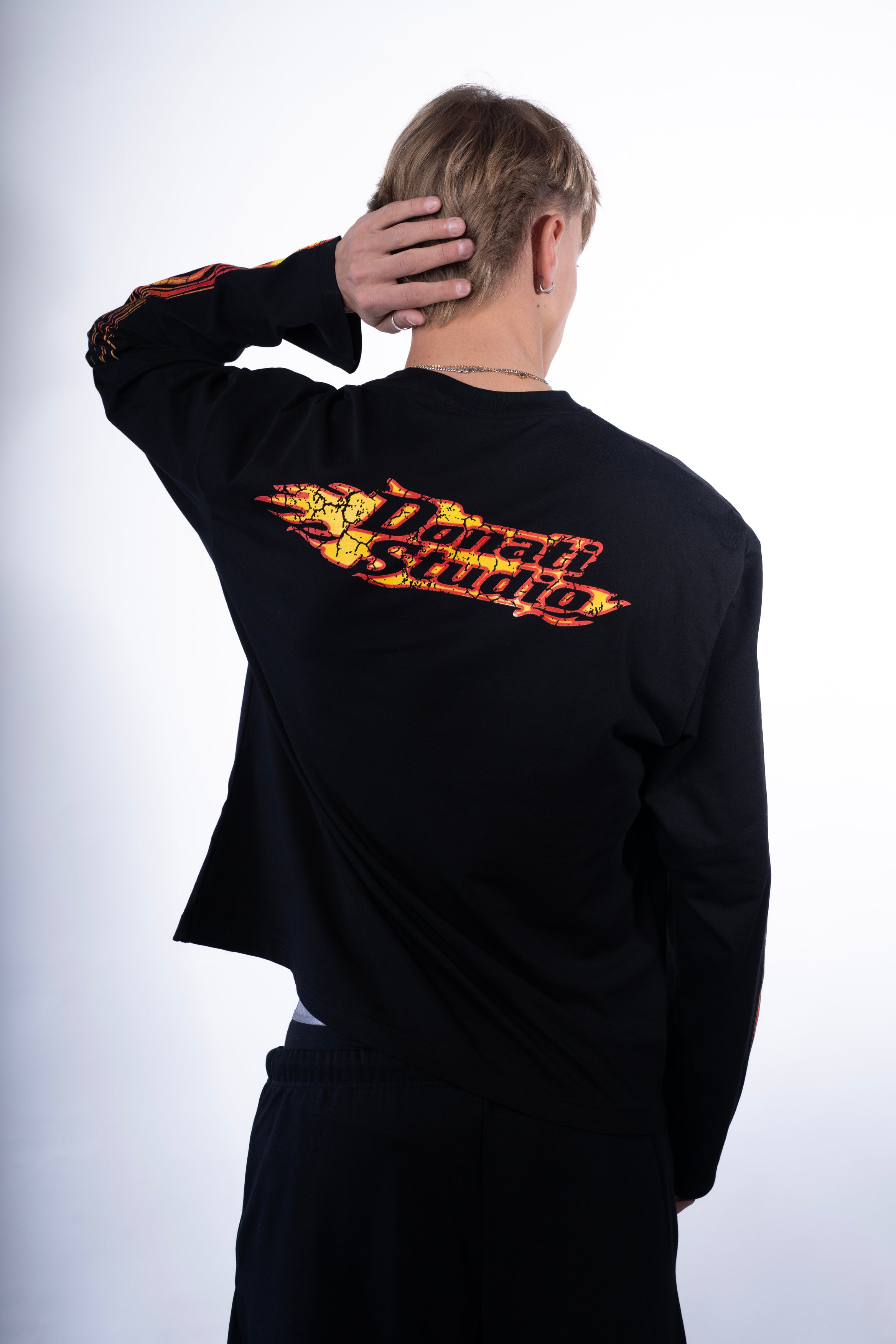 LONGSLEEVE FLAME BLACK
