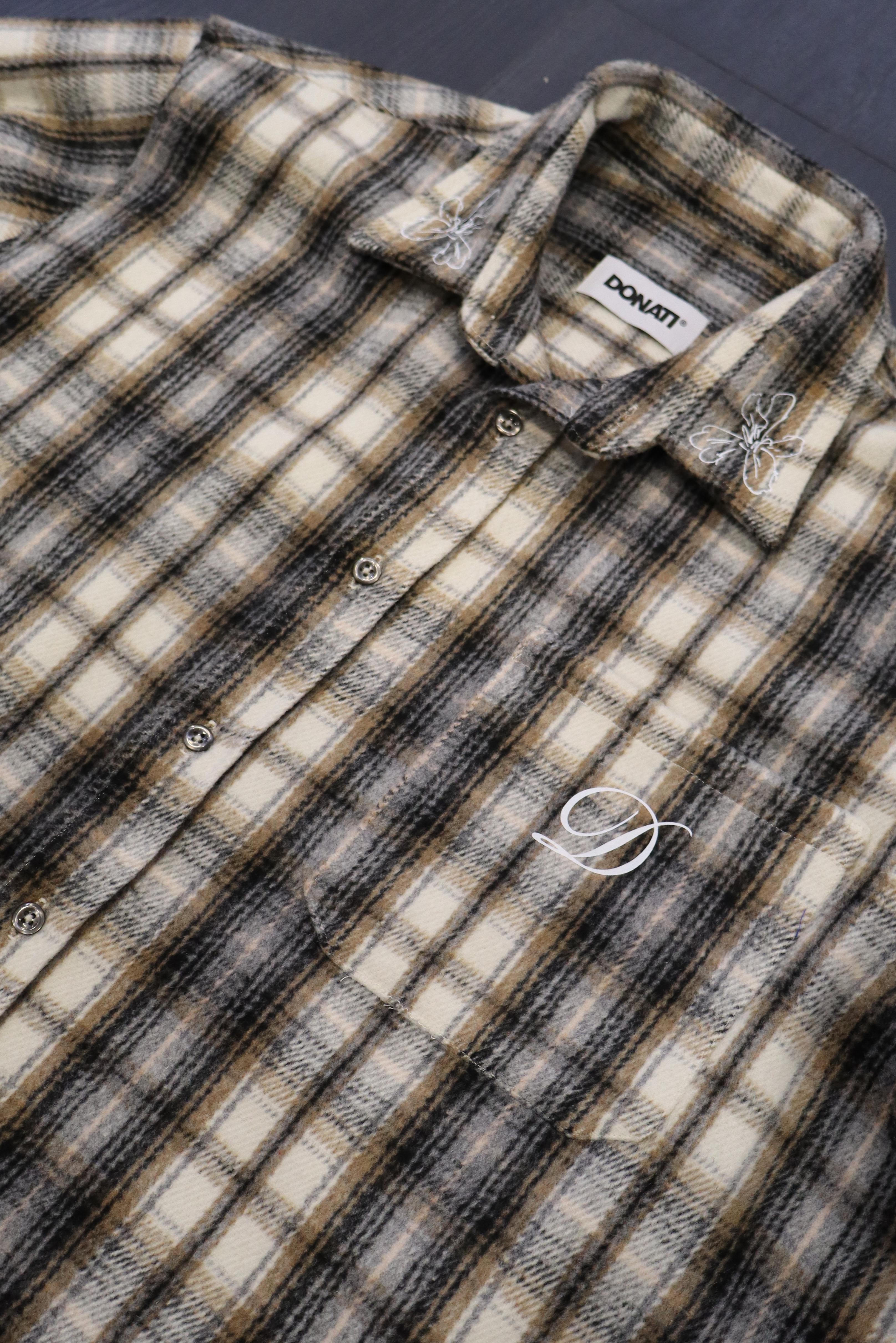 GRAY CHECKED SHIRT