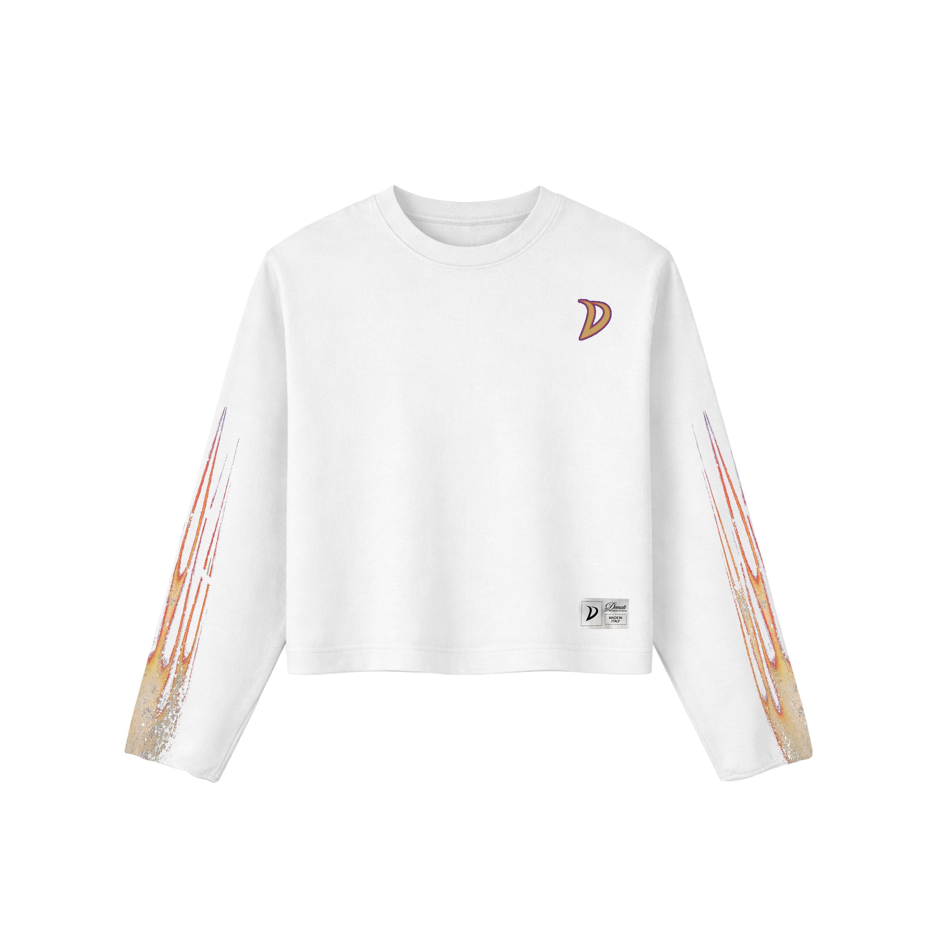 LONGSLEEVE FLAME WHITE