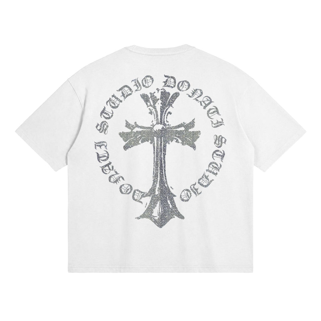 T-SHIRT CROCI WHITE