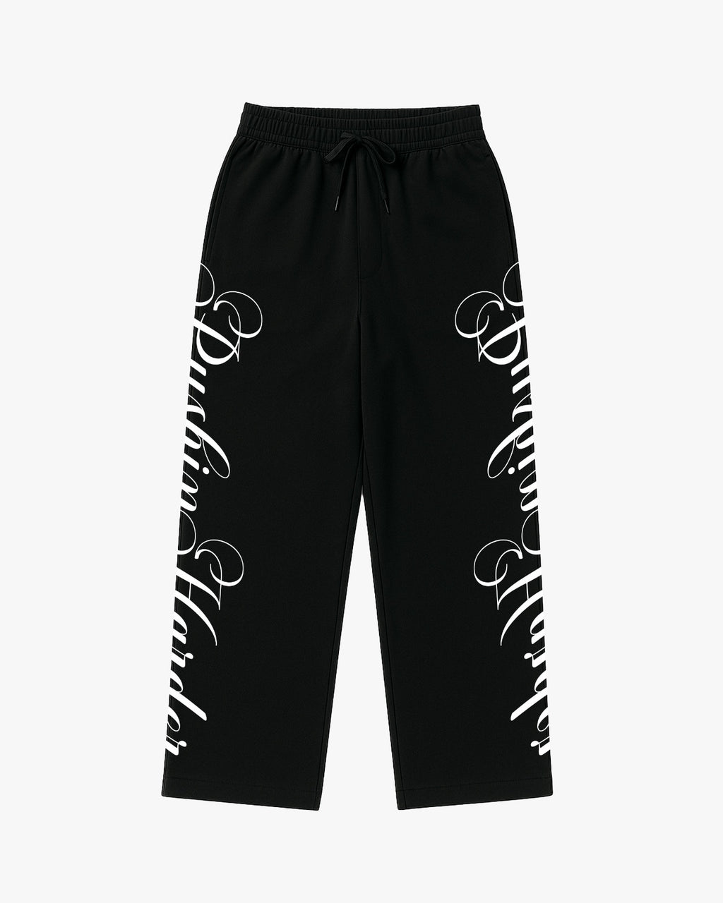 BLACK TRACKSUITE PANTS