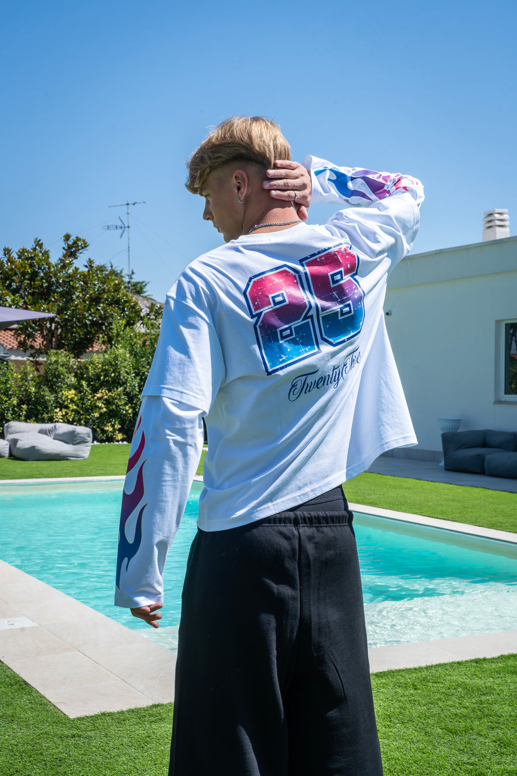 LONGSLEEVE WHITE/PINK