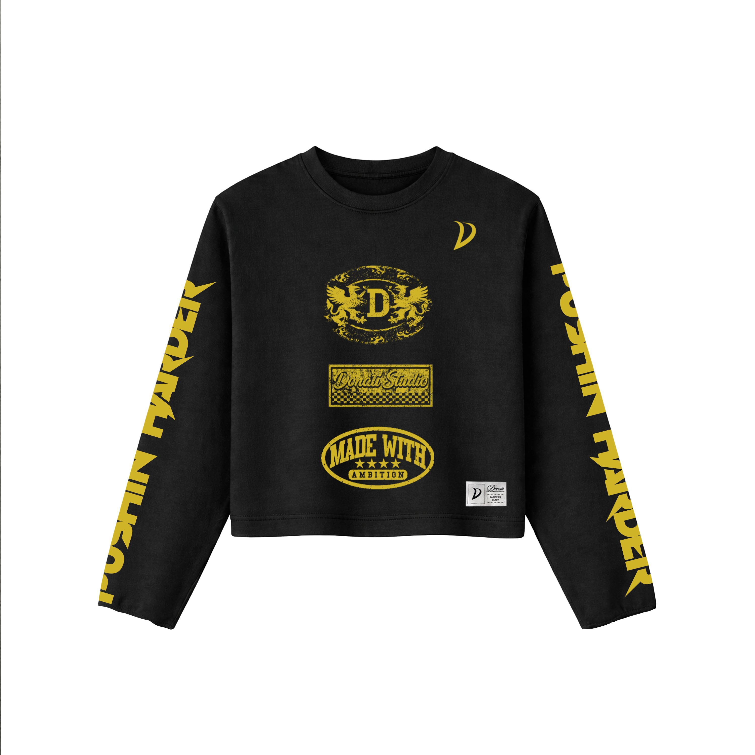 LONGSLEEVE BLACK/YELLOW