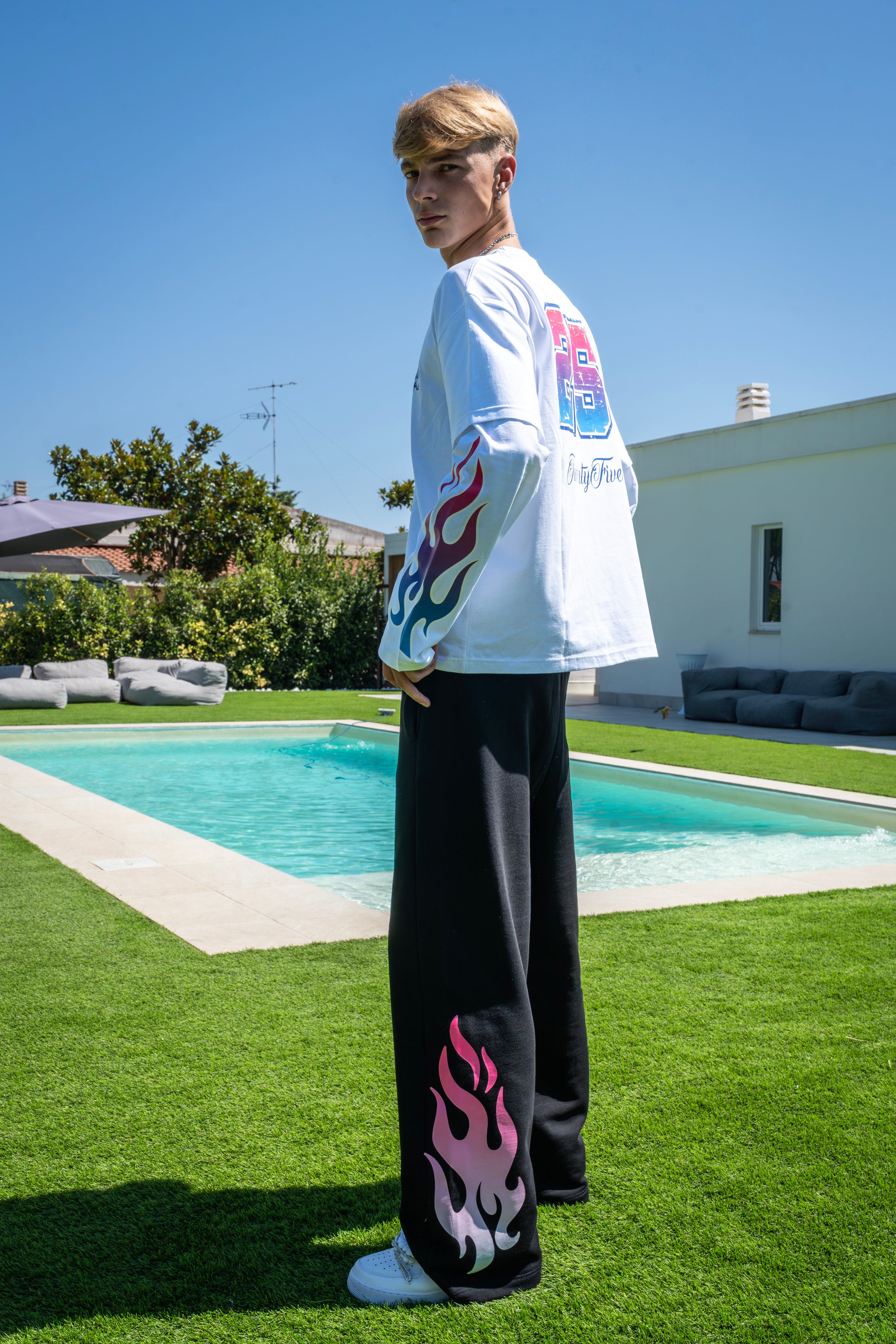LONGSLEEVE WHITE/PINK